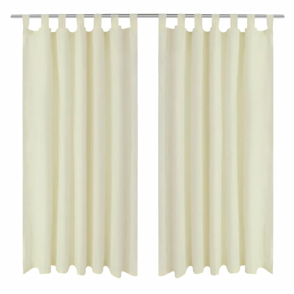 Cortinas de cetim com presilhas, 2 pcs, 140 x ,