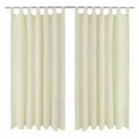 Cortinas de cetim com presilhas, 2 pcs, 140 x ,