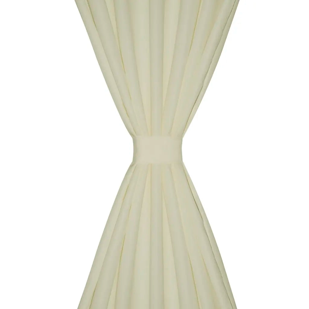 Cortinas de cetim com presilhas, 2 pcs, 140 x ,