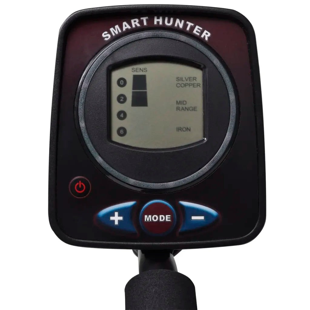 Detetor de metais 21 cm ecrã LCD profundidade pesquisa 300 cm