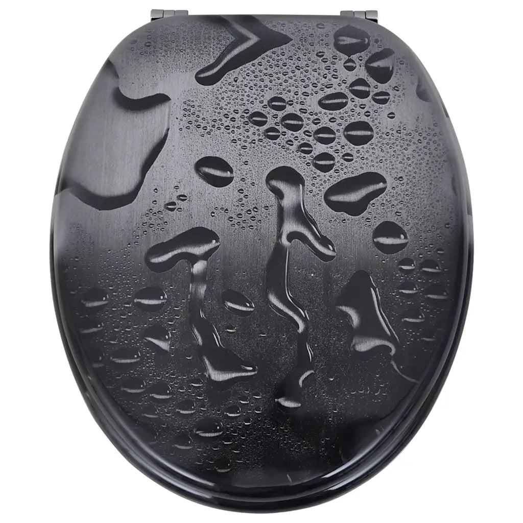 Tampa de sanita de MDF, design gota de água
