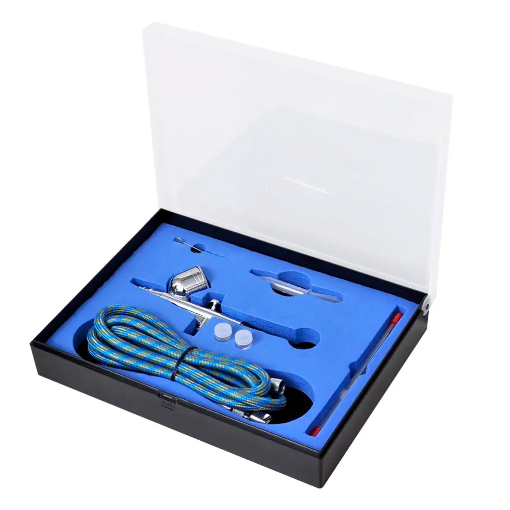 Conjunto de aerografia com bocais 0,2 / 0,3 / 0,5 mm