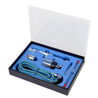 Conjunto de aerografia com frasco de vidro e bocais 0,2 / 0,3 / 0,5 mm