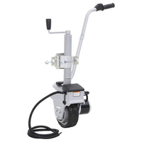 Roda jockey motorizada para atrelado alumínio 12 V 350 W