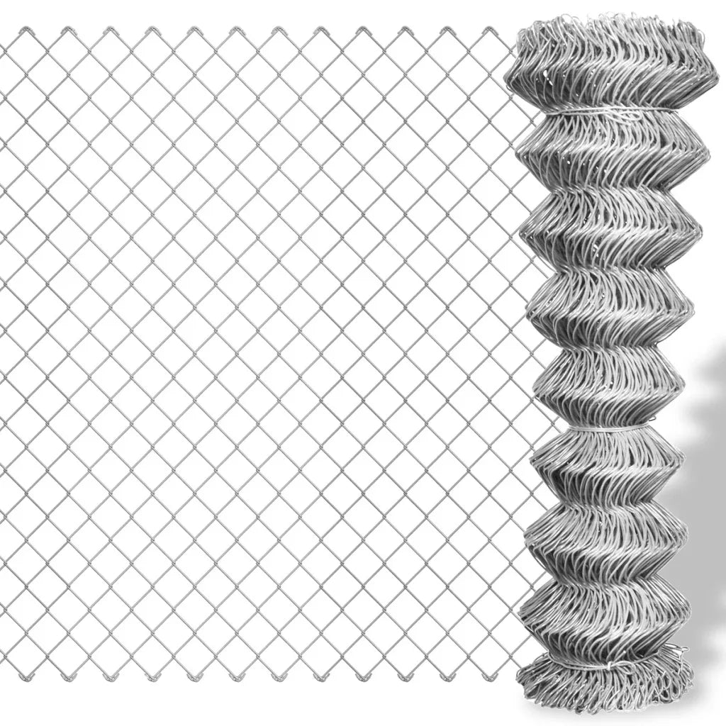 Cerca de arame 15x1,5 m aço galvanizado