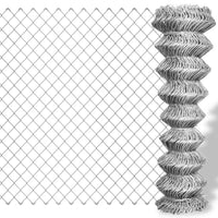 Cerca de arame 25x1,25 m aço galvanizado