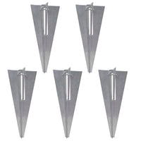 Cerca de arame com postes/espetos 15x1 m aço galvanizado