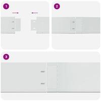 vidaXL Conjunto 5 painéis vedação relvado 100 x 14 cm aço galvanizado