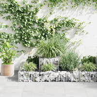 Gabião para plantas em aço galvanizado 120x120x20 cm