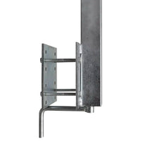 Suporte de proa para reboque de barco roda dupla 2 pcs 59-84cm