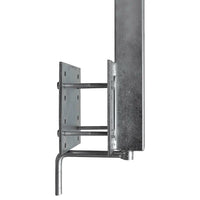 Suporte arco rolo duplo p/ reboque de barco conjunto 2 59-84 cm