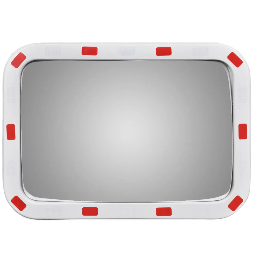 Convex Espelho de trânsito retangular  com refletores