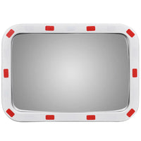 Convex Espelho de trânsito retangular  com refletores