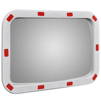 Convex Espelho de trânsito retangular  com refletores