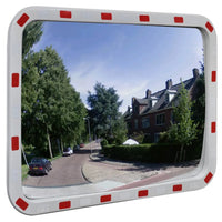 Convex Espelho de trânsito retangular  com refletores