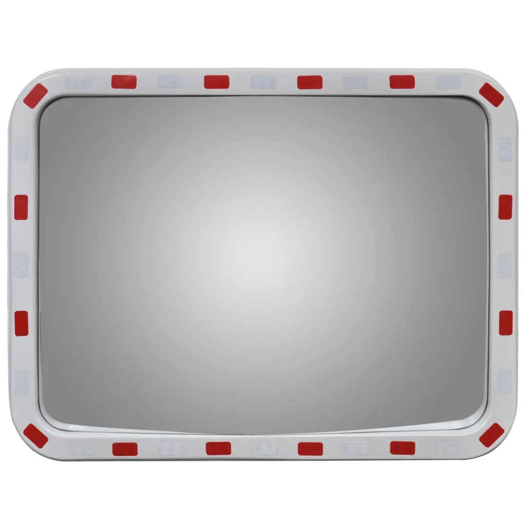 Convex Espelho de trânsito retangular  com refletores
