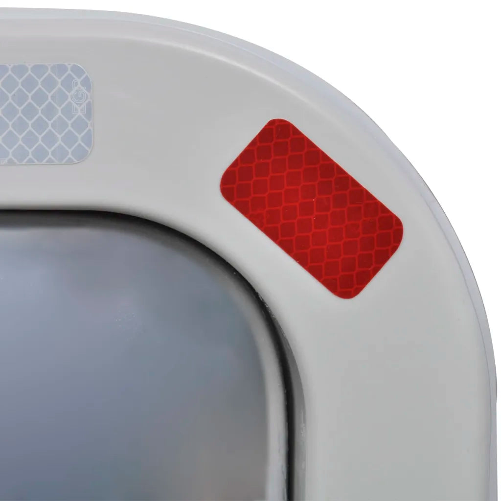 Convex Espelho de trânsito retangular  com refletores