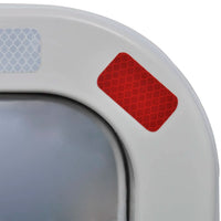 Convex Espelho de trânsito retangular  com refletores