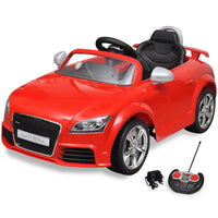 Carro Audi TT RS para crianças com controlo remoto -