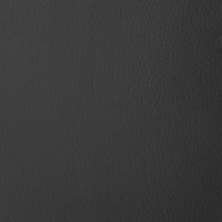 vidaXL Sofá secional de 3 lugares couro artificial preto