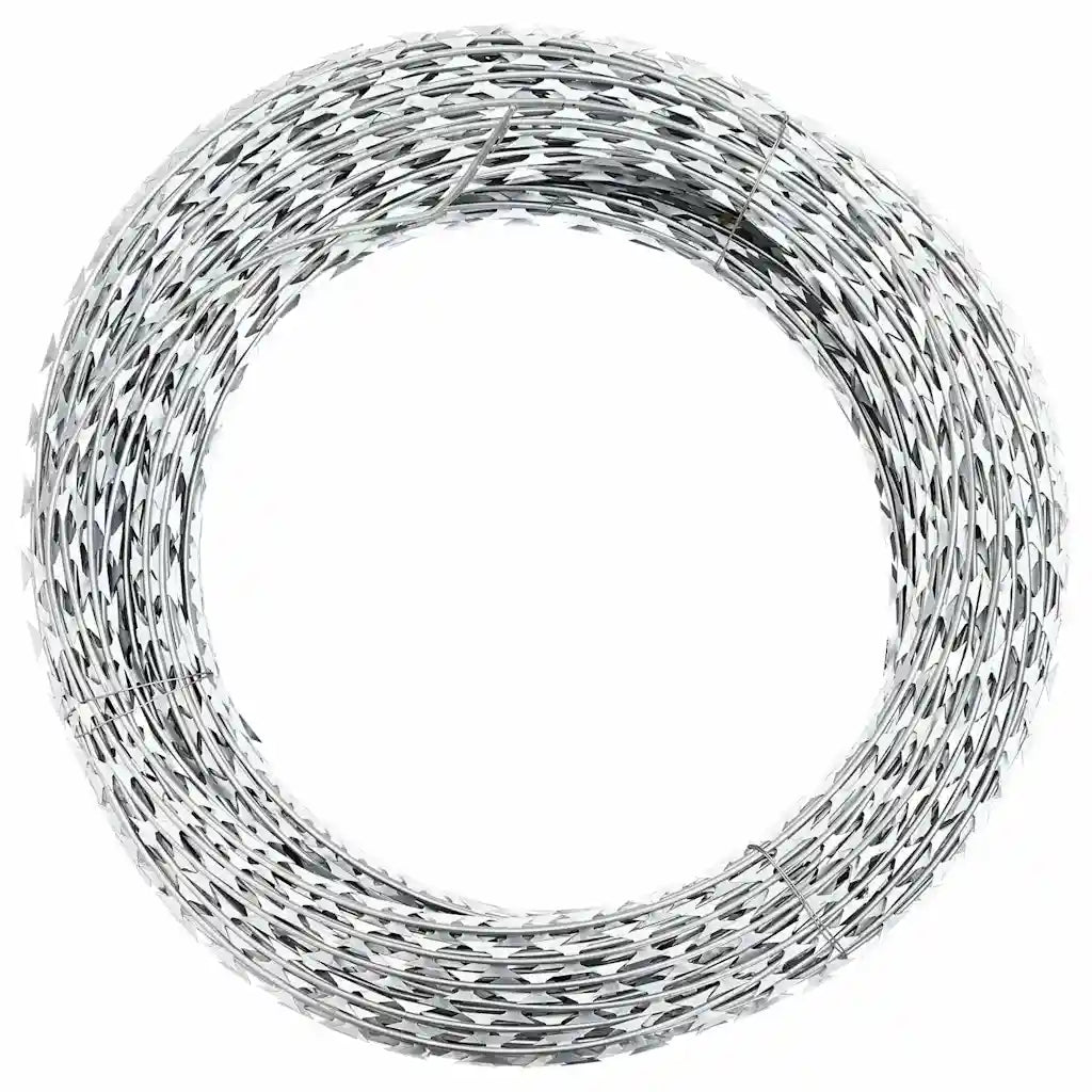 Rolo de arame farpado BTO-22 Concertina aço galvanizado