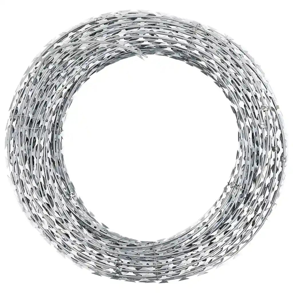 Rolo de arame farpado BTO-22 Concertina aço galvanizado