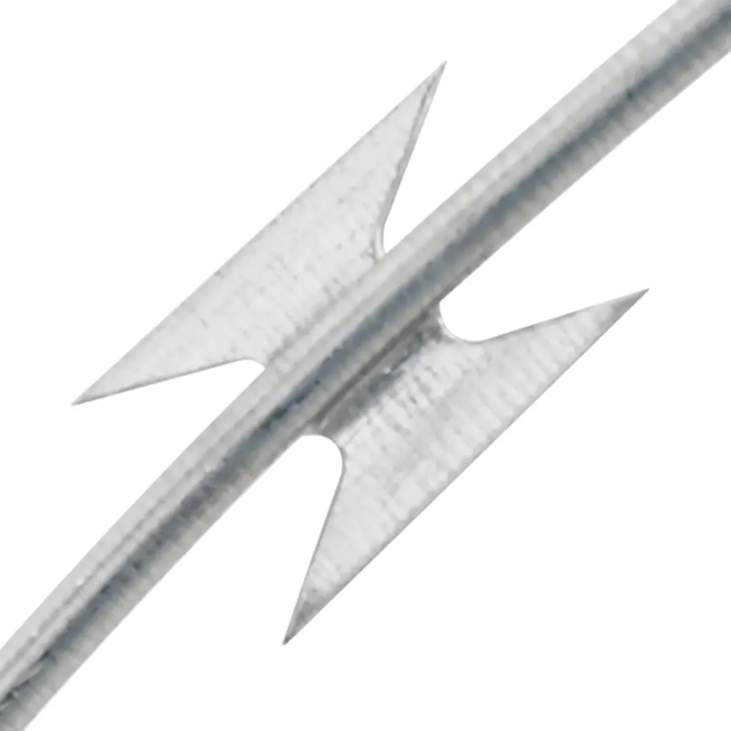 Rolo de arame farpado BTO-22 Concertina aço galvanizado