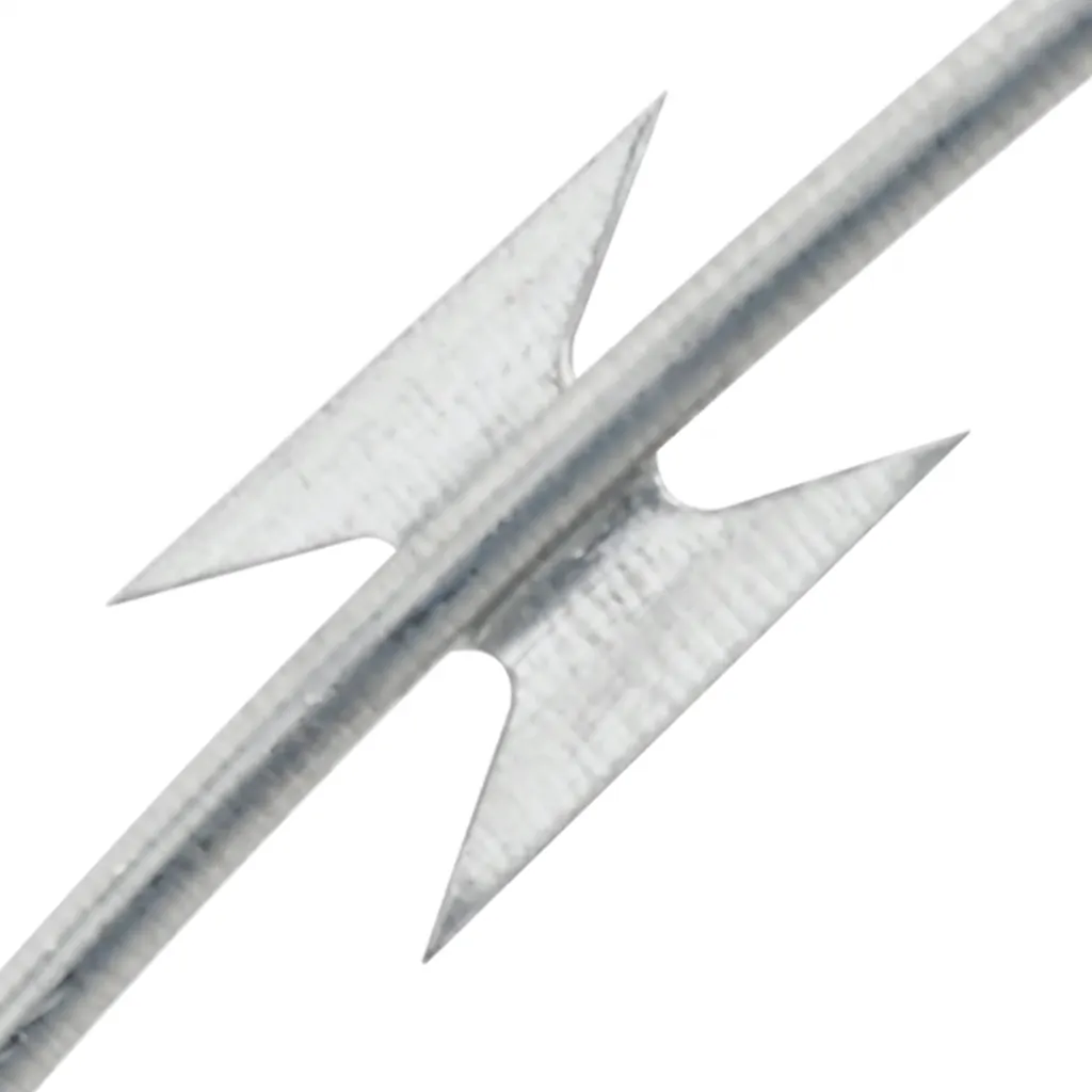 Rolo de arame farpado BTO-22 Concertina aço galvanizado