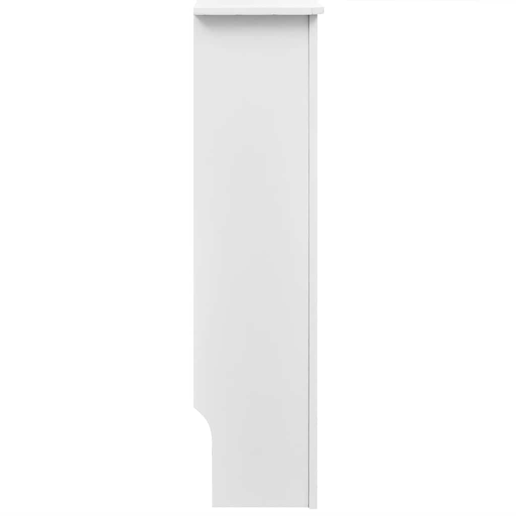 Capa de aquecedor / armário de aquecimento 112 cm, MDF branco