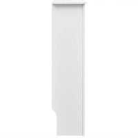 Capa de aquecedor / armário de aquecimento 112 cm, MDF branco