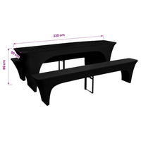 Conjunto 3 capas para mesa e bancos de bar,