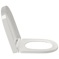 vidaXL Tampo sanita fecho suave design remoção rápida quadrado branco