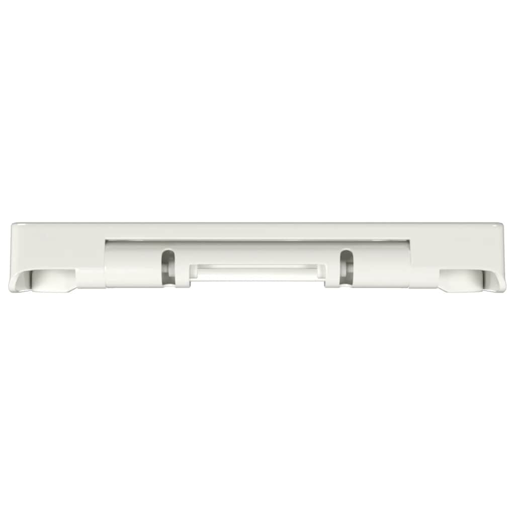 vidaXL Tampo sanita fecho suave design remoção rápida quadrado branco