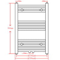 Aquecedor toalhas casa de banho curvo