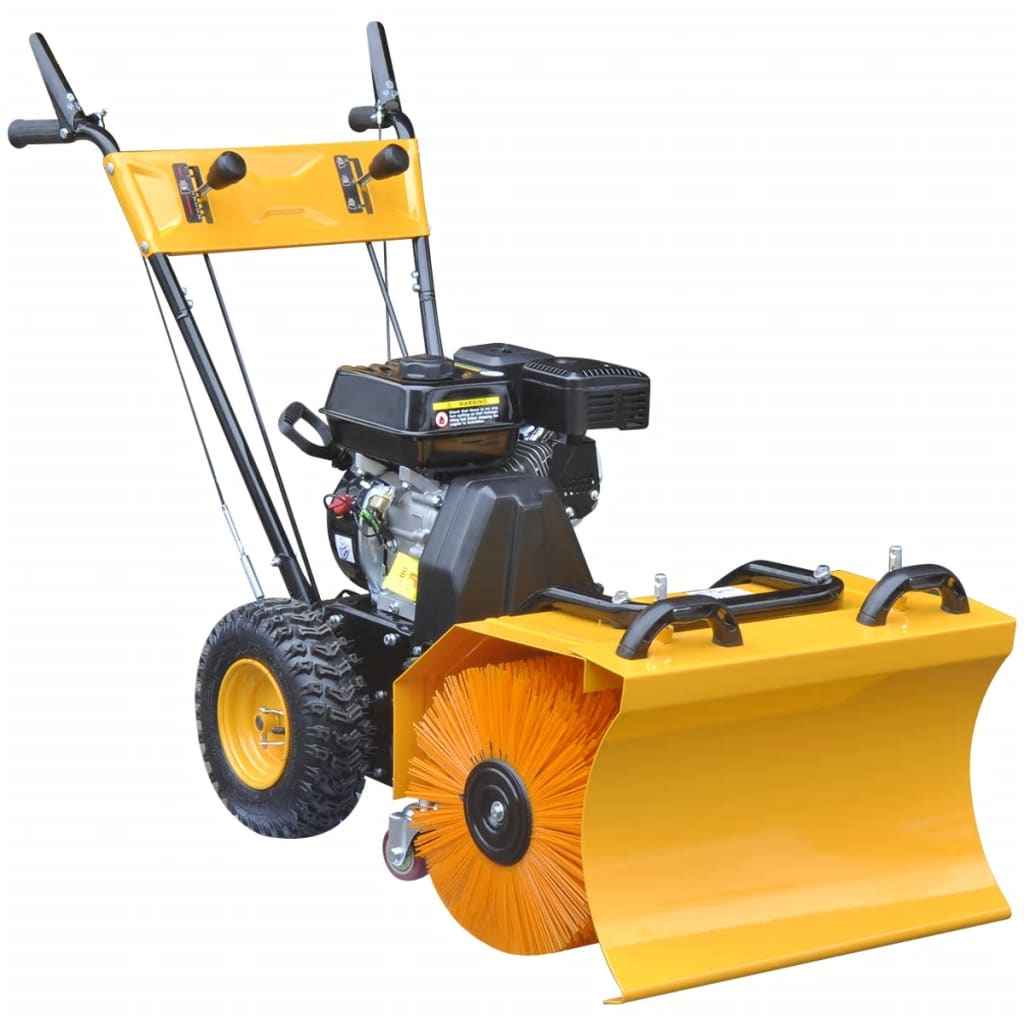 vidaXL Limpa-neves multifuncional motor a gasolina 6,5 CV