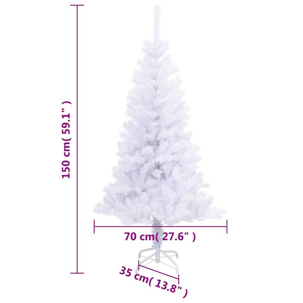 vidaXL Árvore de Natal Artificial com suporte 150 cm 380 ramos