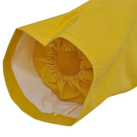 vidaXL Capa de chuva comprida resistente e impermeável + capuz M