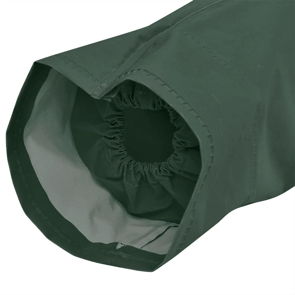 Capa de chuva comprida resistente e impermeável + capuz  L
