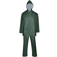 Fato de chuva resistente e impermeável + capuz , 2 pcs, XL