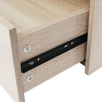vidaXL Aparador com 4 gavetas 60 x 30,5 x 71 cm carvalho