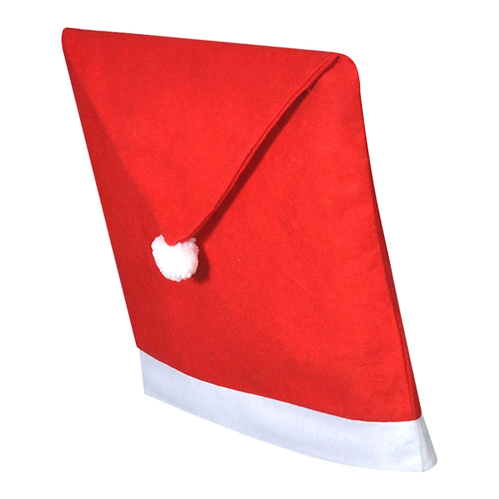 6 gorros Pai Natal capas cadeiras