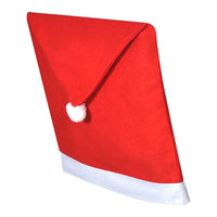 6 gorros Pai Natal capas cadeiras