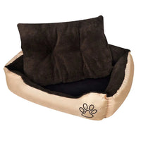 Cama para cão  e castanho