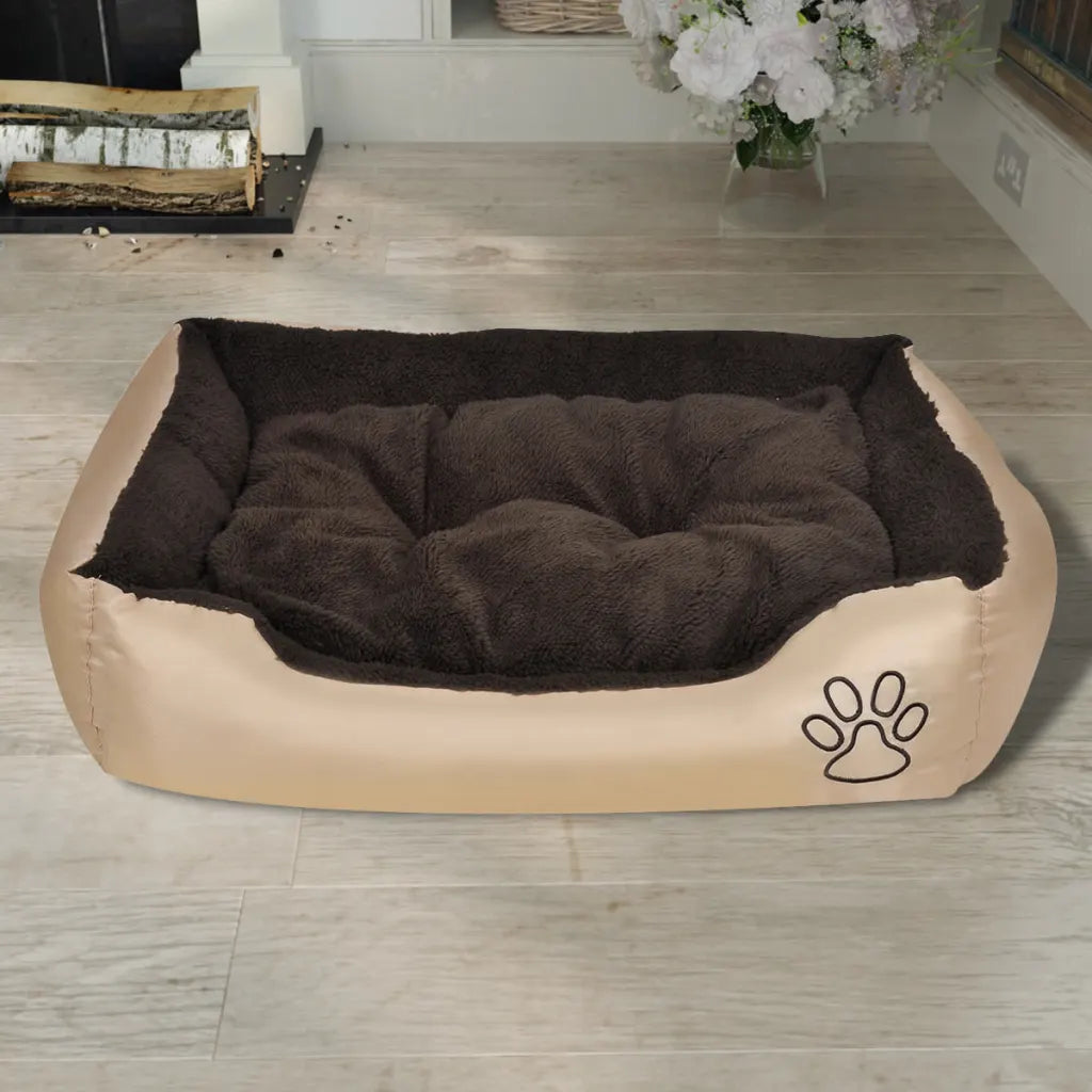Cama para cão  e castanho