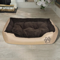 Cama para cão  e castanho
