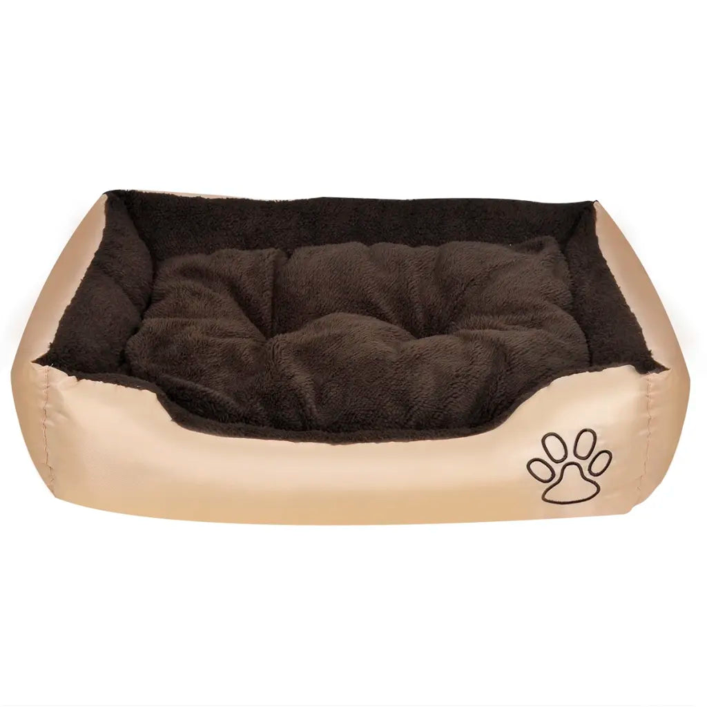 Cama para cão  e castanho