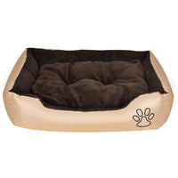 Cama para cão  e castanho