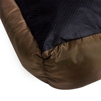 Cama para cão castanho e bege