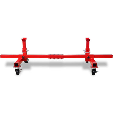 Suporte de eixo móvel vermelho