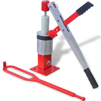 Mini trocador de pneus vermelho